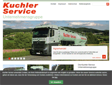 Tablet Screenshot of kuchler-service.de